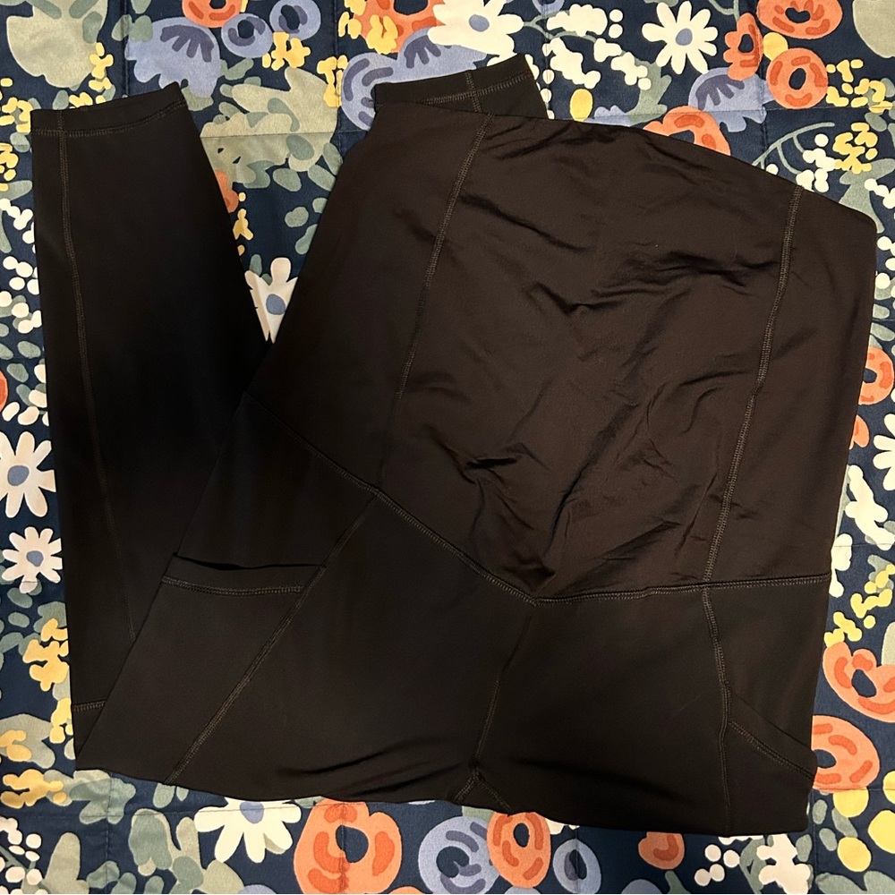 Isabel Maternity Yoga Pants with Crossover Back